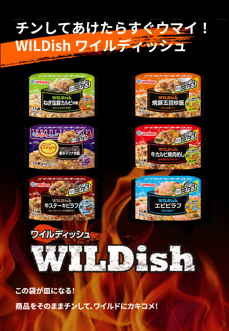 チンしてあけたらすぐウマイ！WILDishワイルディッシュ